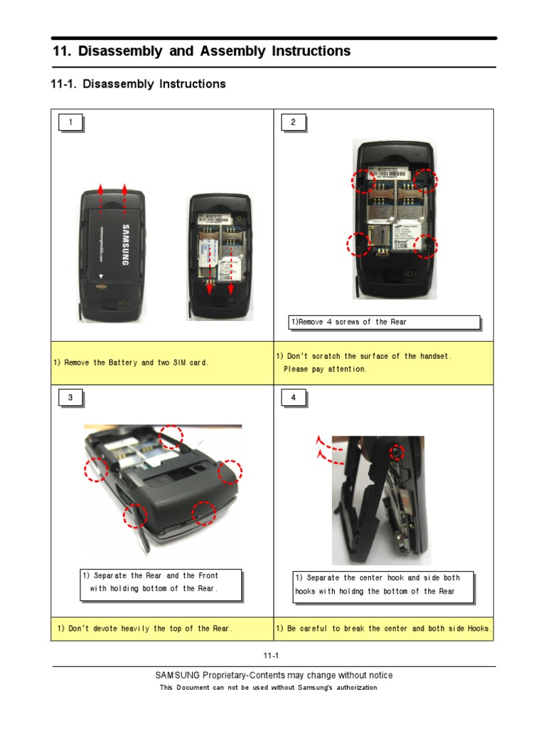Disassembly and Assembly Instructions PDF Joining Electrical