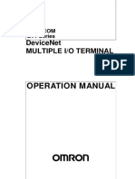 Drt1-Com Gt1 Series Devicenet Multiple Io Terminal Operation Manual