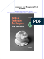 Ebook Folding Techniques For Designers Paul Jackson Online PDF All Chapter