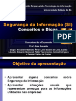 Trabalho Comunicação Segurança Informação Final