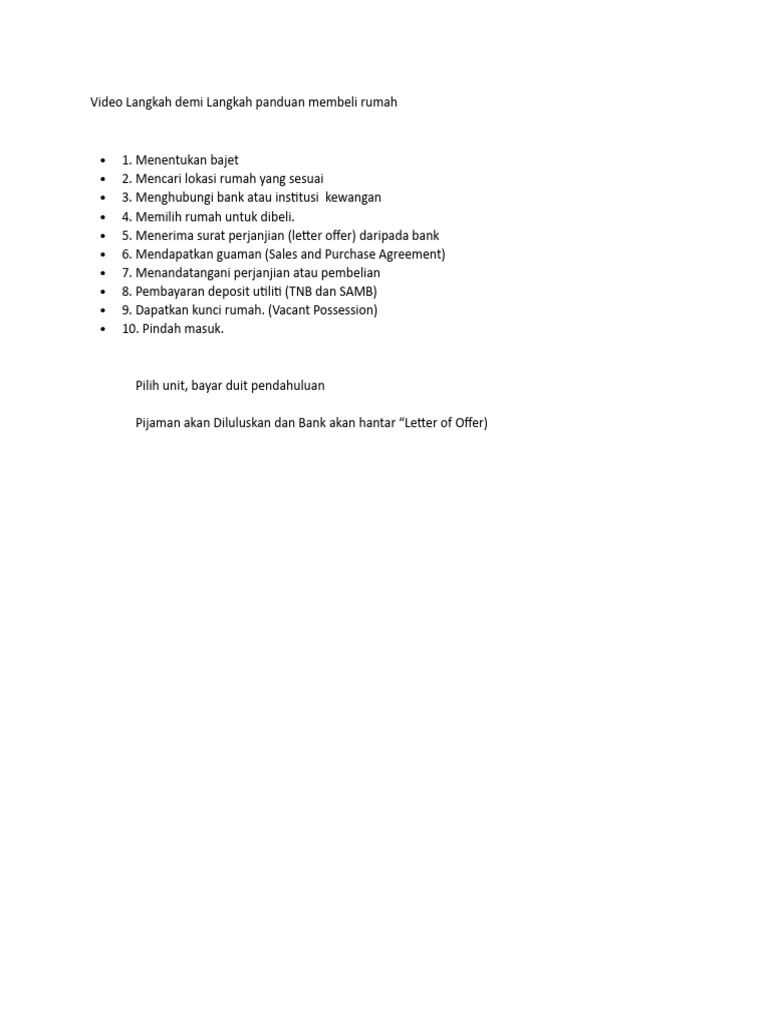 Konsumen sedang mempertimbangkan pembelian rumah