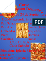 Curso de Panificacion