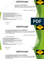 Certificados Primeiro Socorros