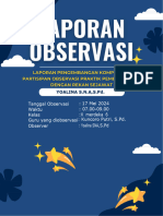 Contoh Laporan Observasi Teman Sejawat Ok Kiriman Pak Ks