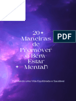 20 Maneiras de Promover o Bem-Estar Mental