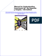 Download pdf Solution Manual For Understanding American Government No Separate Policy Chapter 13Th Edition online ebook full chapter 