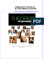 PDF Solution Manual For Theories of Personality 10Th Edition by Schultz Online Ebook Full Chapter