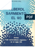 Peña, Milciades - Alberdi, Sarmiento El 90 COMPLETO