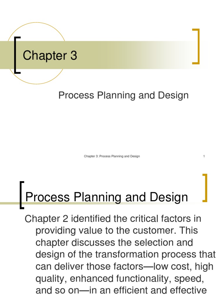 Process Planning and Design Overview | PDF | Business Process | Product ...