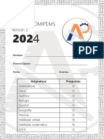EXAMEN SIMULACRO COMIPEMS-Versión 3 - 2024