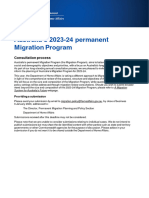 2023 24 Permanent Migration Program