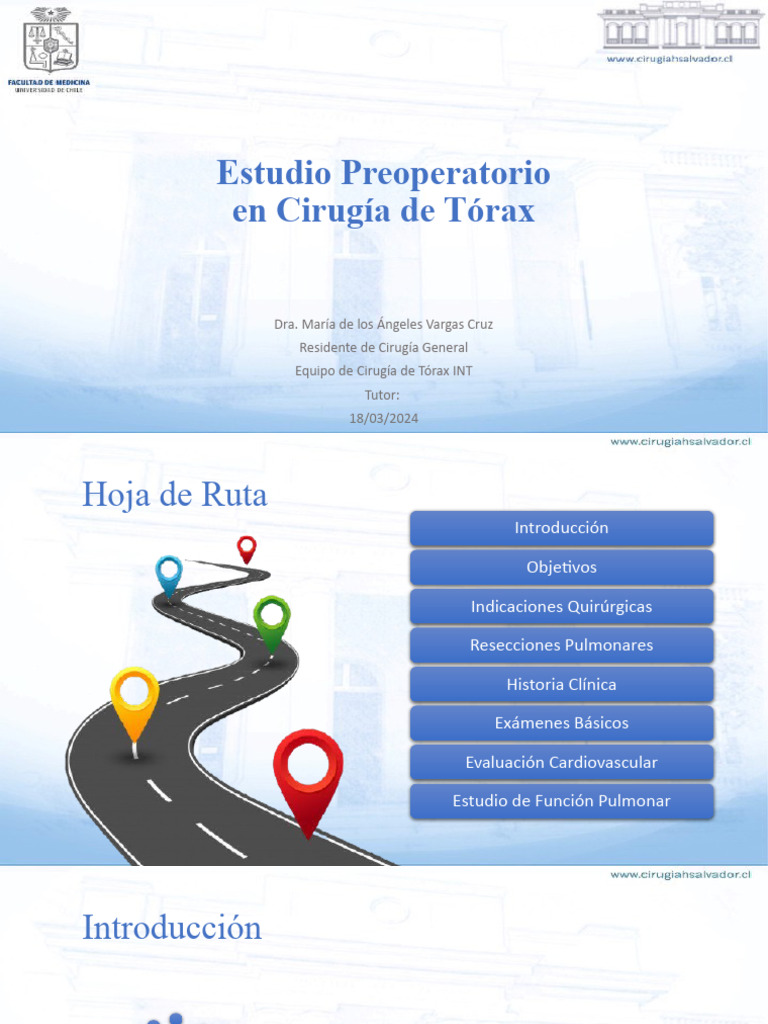 Evaluación Preoperatoria en Cirugía Torácica | PDF ...