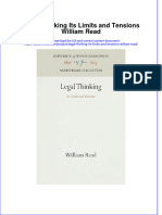 Download Legal Thinking Its Limits And Tensions William Read online ebook  texxtbook full chapter pdf 