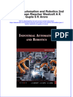 Industrial Automation and Robotics 2Nd Edition Jean Riescher Westcott A K Gupta S K Arora Online Ebook Texxtbook Full Chapter PDF
