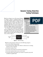 Dynamic Testing Techniques (Black Box + White Box)