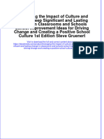 Download Leveraging The Impact Of Culture And Climate Deep Significant And Lasting Change In Classrooms And Schools School Improvement Ideas For Driving Change And Creating A Positive School Culture 1St Editi online ebook  texxtbook full chapter pdf 