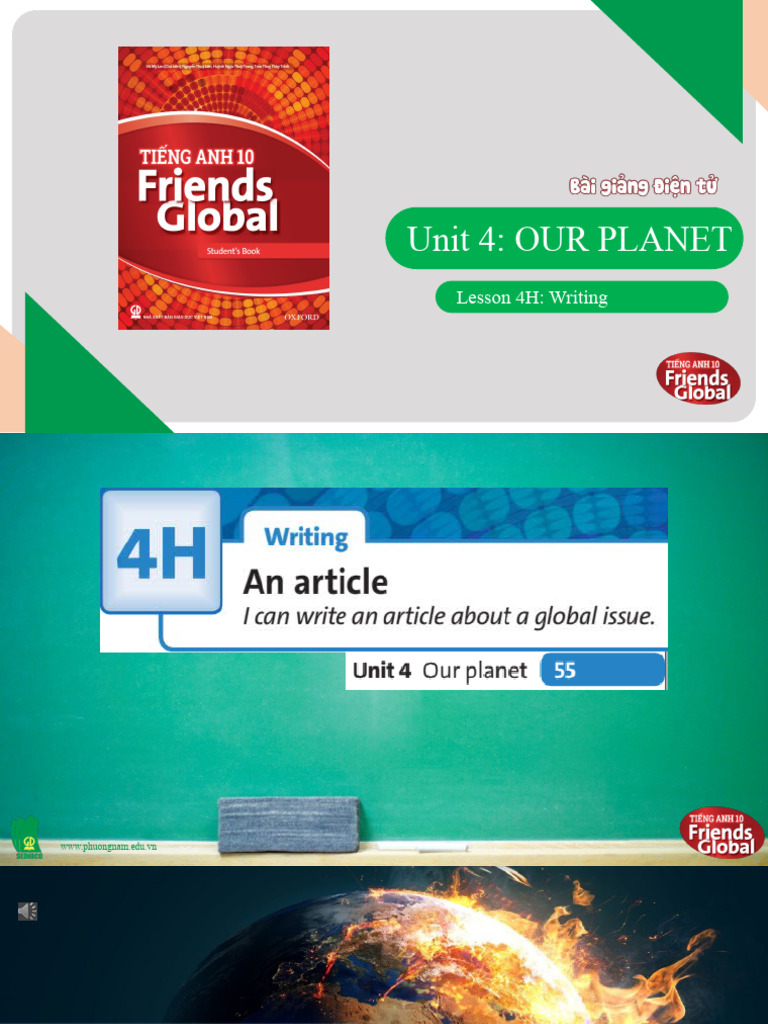 Tiếng Anh 10 Friends Global - ppt - unit 4 - lesson 4h Writing | PDF ...
