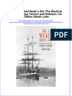 Like A Wicked Noah S Ark The Nautical School Ships Vernon and Sobraon 1St Edition Sarah Luke Online Ebook Texxtbook Full Chapter PDF