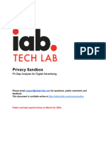 Privacy Sandbox Fit Gap Analysis Public Comment Release