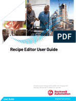 Recipe Editor User Guide