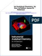 Download Instrumental Analytical Chemistry An Introduction 1St Edition James W Robinson online ebook  texxtbook full chapter pdf 