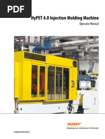 HUSKY HyPET 4.0 - Operator Manual