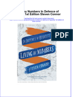 Living by Numbers in Defence of Quantity 1St Edition Steven Connor Online Ebook Texxtbook Full Chapter PDF