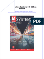M Information Systems 6Th Edition Baltzan Online Ebook Texxtbook Full Chapter PDF