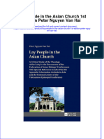 Lay People in The Asian Church 1St Edition Peter Nguyen Van Hai Online Ebook Texxtbook Full Chapter PDF