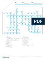 Unit 15 Family History Crossword