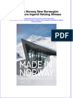 Made in Norway New Norwegian Architecture Ingerid Helsing Almaas Online Ebook Texxtbook Full Chapter PDF