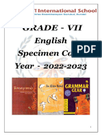 Grade 7 English Sample Book Sem 2 2022-23