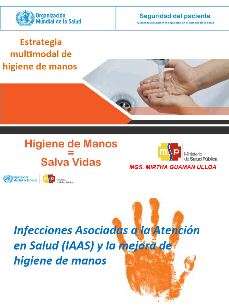 Estrategia de Higiene de Manos en Salud | PDF | Lavado de manos | Higiene