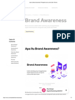 Apa Itu Brand Awareness - Pengertian Dan Contoh 2024 - RevoU