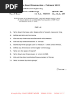 Board Exam Qns - Measurement & Metrology (N - Scheme) (1)