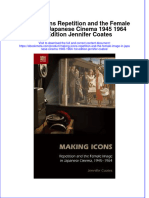 Making Icons Repetition and The Female Image in Japanese Cinema 1945 1964 1St Edition Jennifer Coates Online Ebook Texxtbook Full Chapter PDF