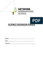 Y8 Revision - Paper 1