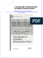 Introduction To Aristotle S Nicomachean Ethics 1St Edition Pavlos Kontos Online Ebook Texxtbook Full Chapter PDF