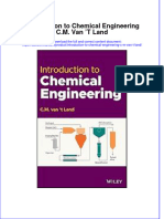 Introduction To Chemical Engineering C M Van T Land Online Ebook Texxtbook Full Chapter PDF