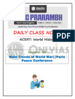 World History 08 - Daily Class Notes - UPSC Prarambh 2026