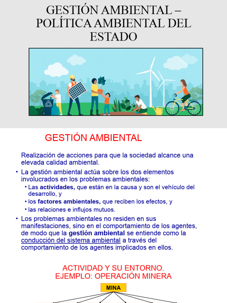 Política y Gestión Ambiental Efectiva | PDF | Entorno natural ...