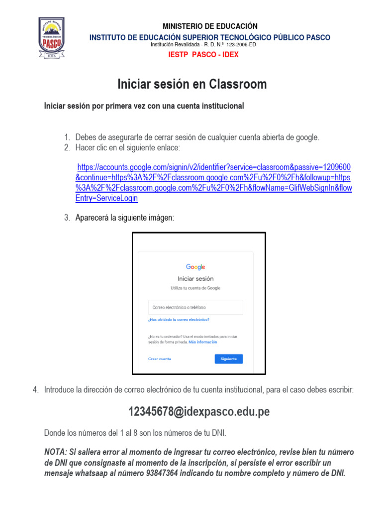 Image Result For Iniciar Sesin En Classroom