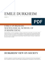 UNIT 2 EMILE DURKHEIM