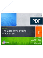 BM Group 5A The Case of Pricing Predicament