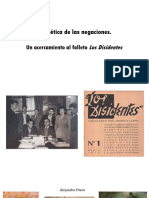 Presentación_El folleto Los Disidentes