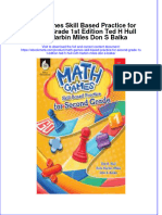 Math Games Skill Based Practice For Second Grade 1St Edition Ted H Hull Ruth Harbin Miles Don S Balka Online Ebook Texxtbook Full Chapter PDF