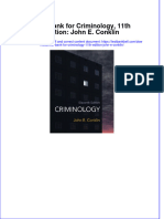 PDF Test Bank For Criminology 11Th Edition John E Conklin Online Ebook Full Chapter