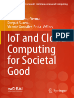 Iot and Cloud Computing For Societal Good: Jitendra Kumar Verma Deepak Saxena Vicente González-Prida Editors