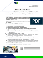 Charla 19 de Octubre - Importancia Del Sueño