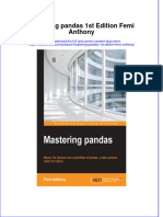 Ebook Mastering Pandas 1St Edition Femi Anthony Online PDF All Chapter